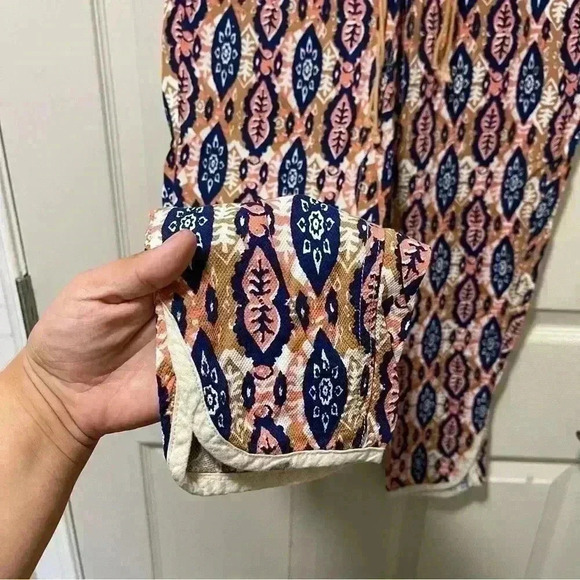 Anthropologie Pilcro And The Letterpress Paz Ikat Joggers Pants Boho Size 25P - Picture 2 of 8